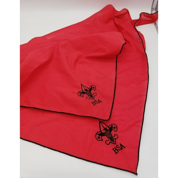 Vintage Boy Scouts Of America Neckerchiefs, Lot Of 4, Embroidered, Allohakasin - Picture 4 of 6